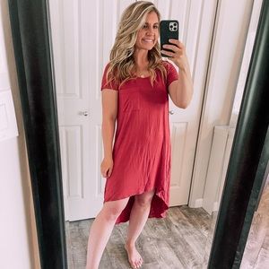 High-Low T-Shirt Dress